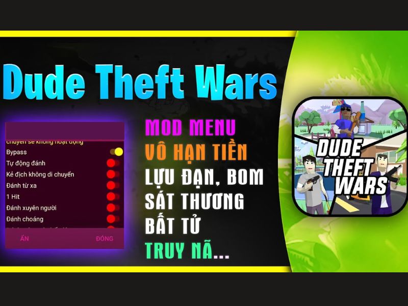 Những Tính Năng Nổi Bật Của Phiên Bản Dude Theft Wars Theartpics Mod Apk