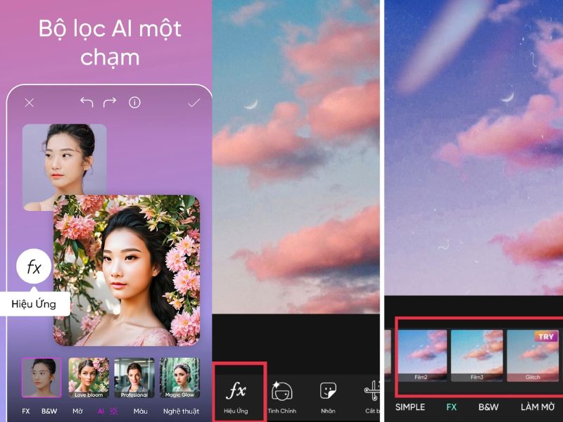 Thử các bộ lọc và hiệu ứng chỉnh ảnh trong Picsart Theartpics