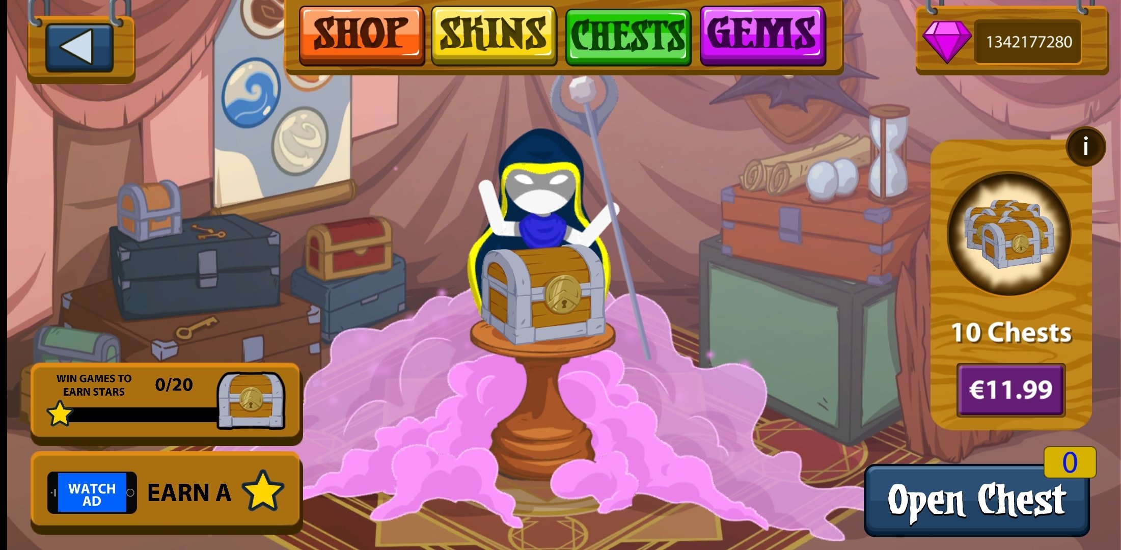 Tất cả các skin trong Hack Stick War Legacy đều đã được mở khóa