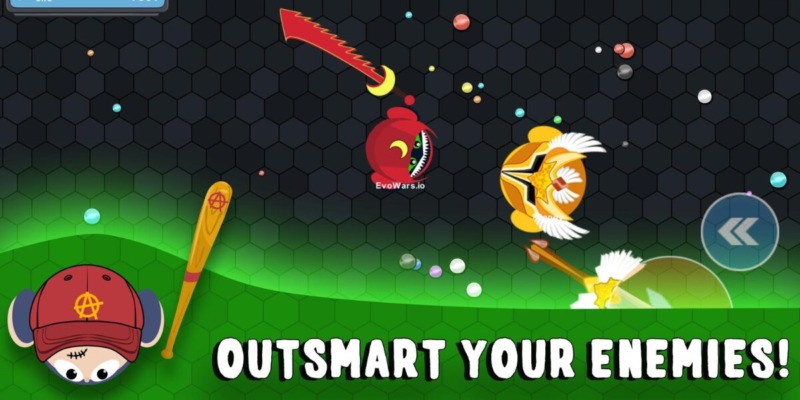 Evowars.io Mod 1.9.32 (Menu, Uang Tidak Terbatas, Keabadian, Level Cepat, OneHit)