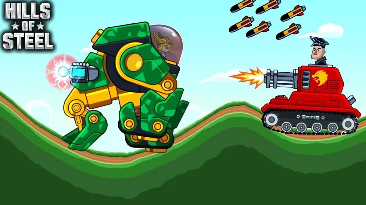 Gameplay Nổi Bật Của Hack Hills of Steel