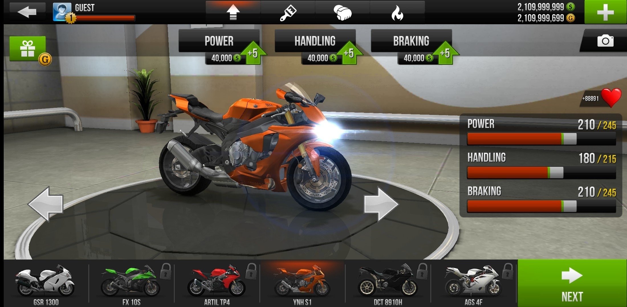 Traffic Rider Mod Apk mang đến cho người chơi c&oacute; một bộ sưu tập xe m&aacute;y đa dạng