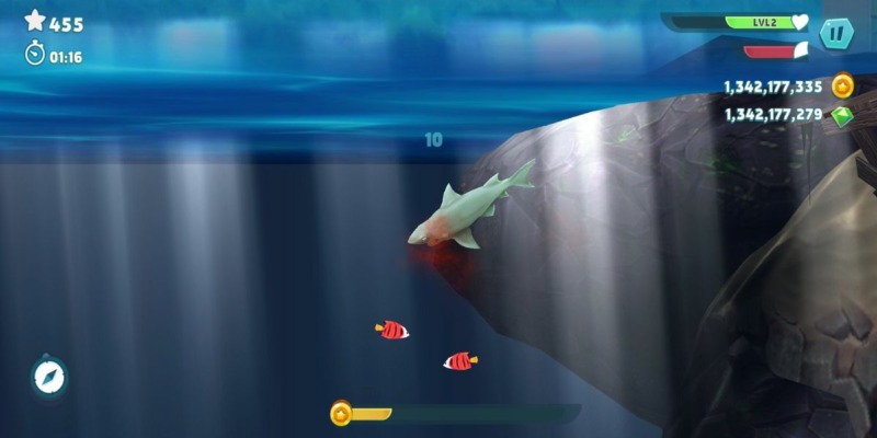 Tải Hack Hungry Shark Evolution Mod Apk (Vô Hạn Tiền, Bất Tử, Menu) v12.8.0