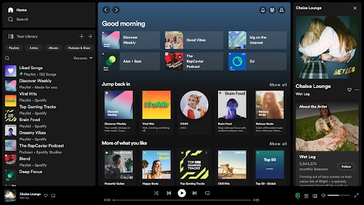 Spotify Mod Apk mang đến trải nghiệm nghe nhạc trực tuyến mượt mà
