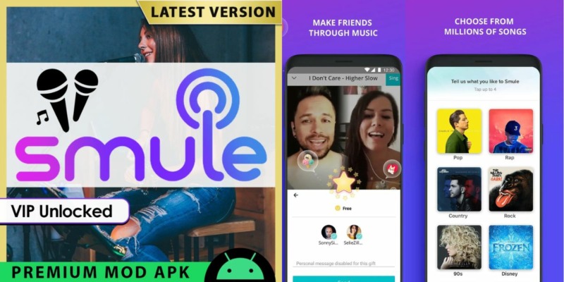 Smule Mod Apk 11.8.8.1b (VIP Terbuka)