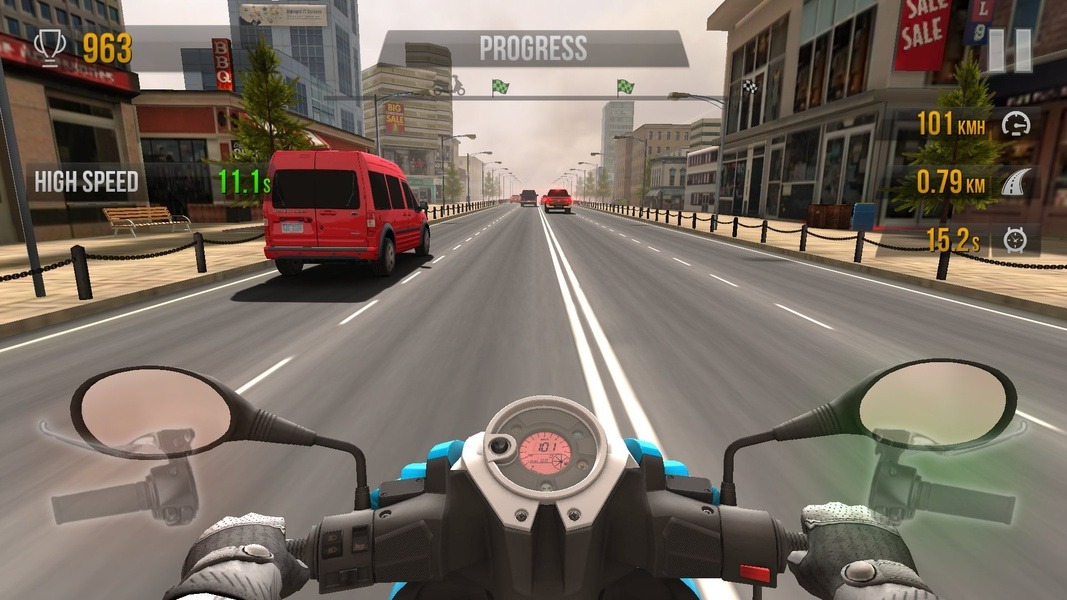 C&aacute;c T&iacute;nh Năng Nổi Bật của Hack Traffic Rider Mod APK