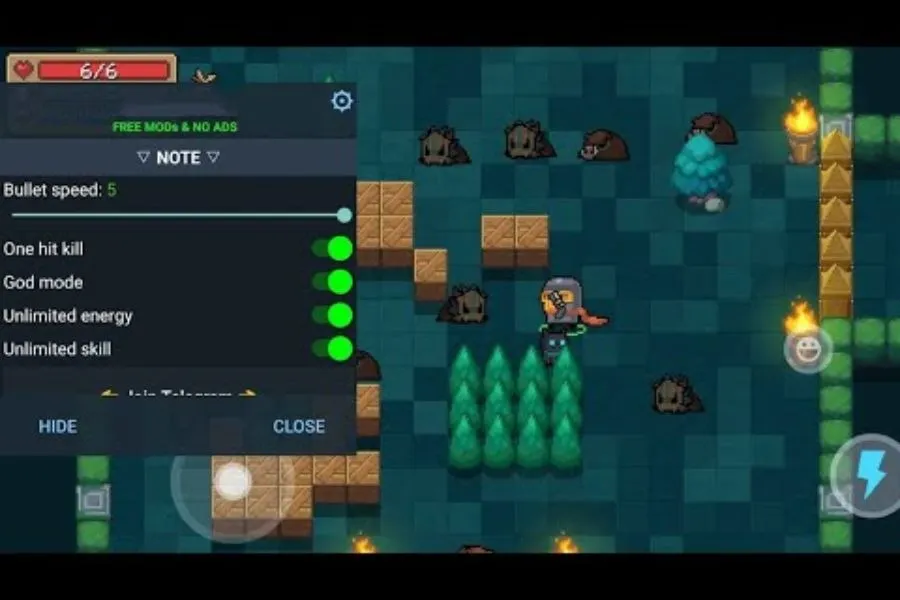 Tính năng nổi bật của Soul Knight Mod