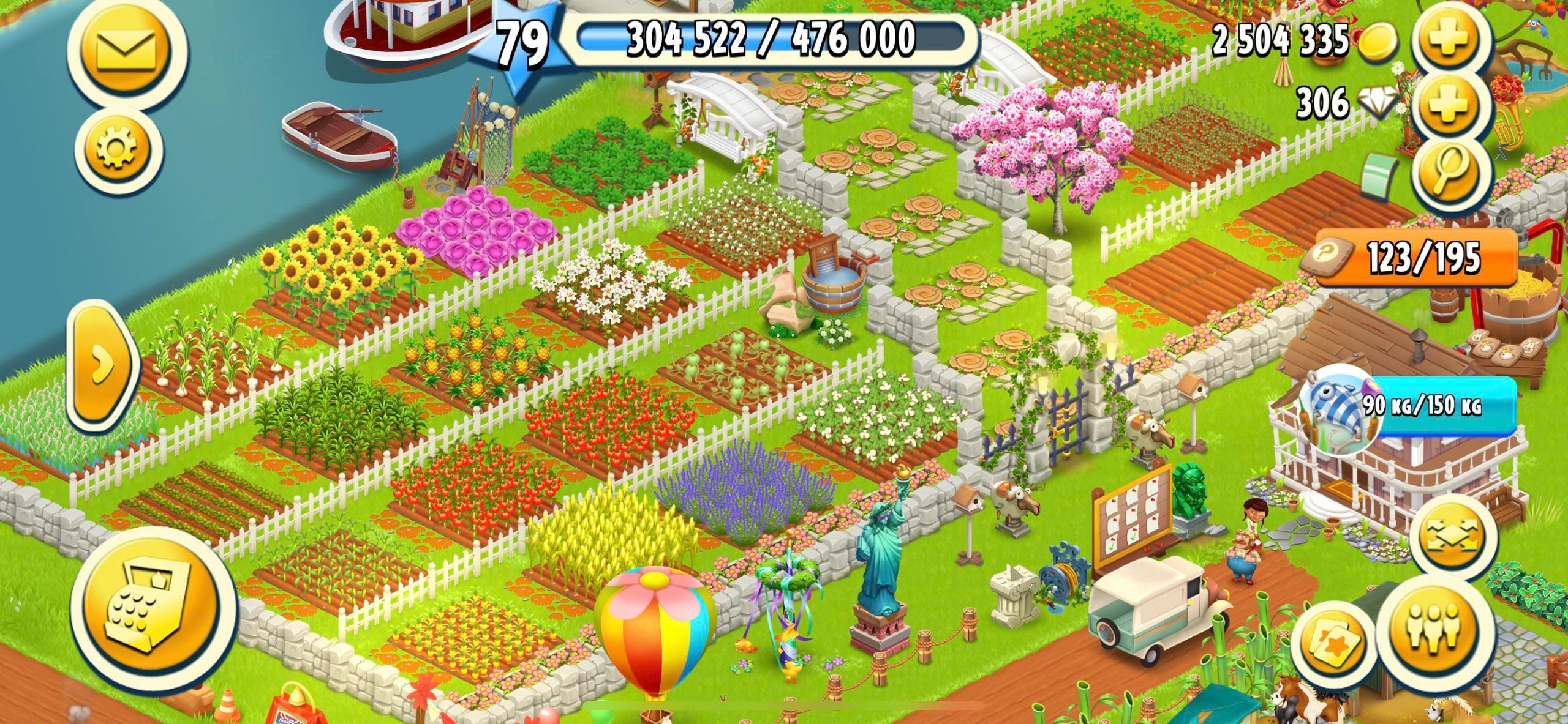 Một trong những điểm nổi bật của phiên bản HAY DAY Hack là tính năng vô hạn hạt giống