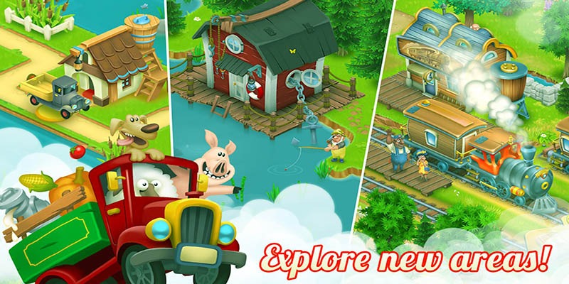 Grafis Hebat Hay Day Mod Apk