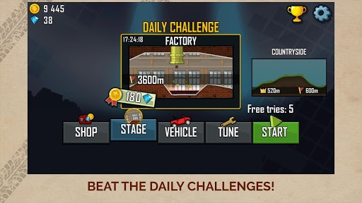 Giới thiệu Hack Hill Climb Racing