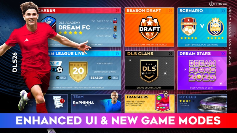 Dream League Soccer Mod V6.15 (Unlimited Coins)