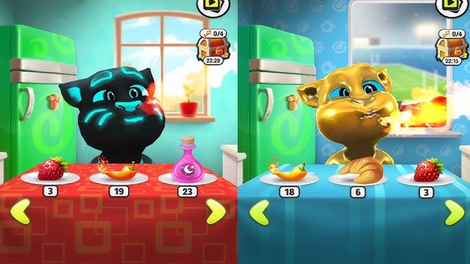 My Talking Tom c&ograve;n cho ph&eacute;p người chơi c&oacute; thể tương t&aacute;c trực tiếp với Tom