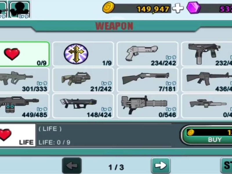 Hệ Thống Vũ Khí Đa Dạng Trong Anger of Stick 5