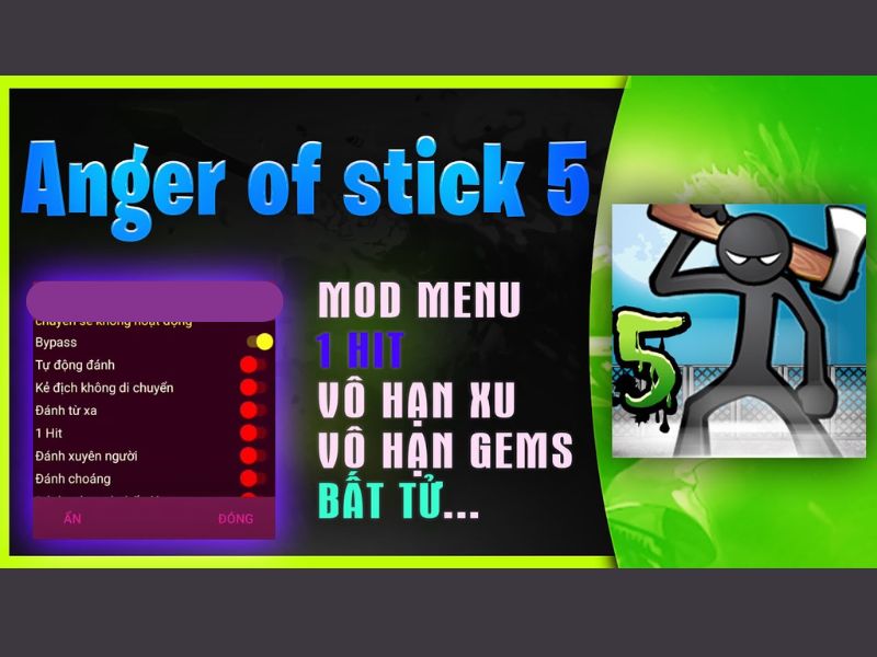 Các Tính Năng Hấp Dẫn Của Anger of Stick 5 Zombie Mod Apk