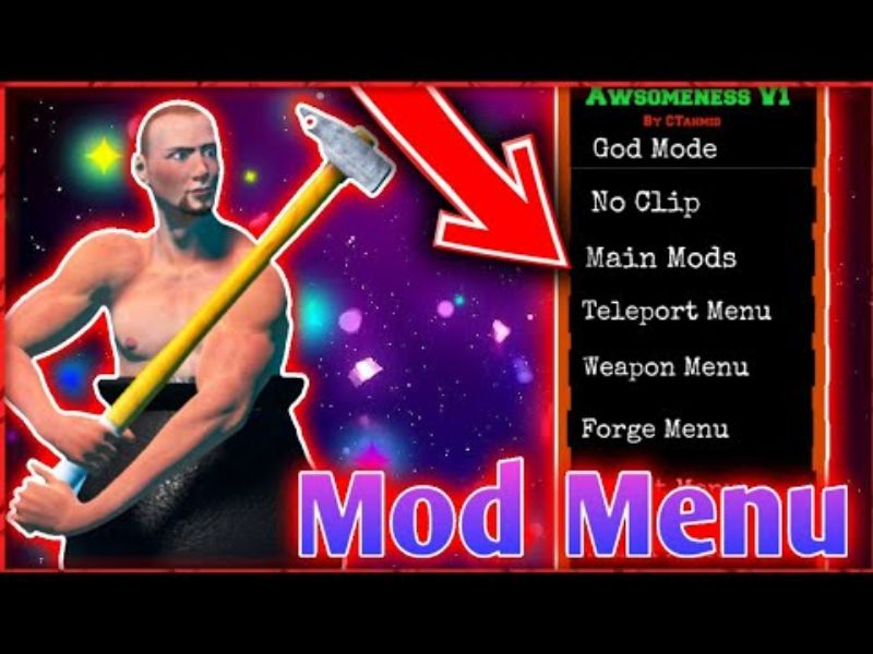 Tính Năng Đặc Sắc Của Phiên Bản Getting Over It with Bennett Foddy Mod
