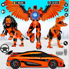 Flying Pigeon Robot Car Game APK v125 Free