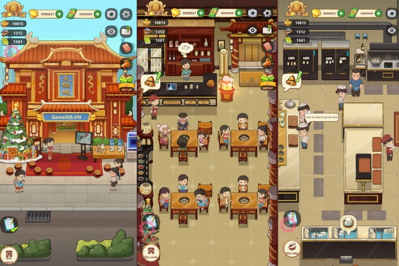 Đồ họa của Tiệm Lẩu Đường Hạnh Phúc Apk là yếu tố nổi bật giúp thu hút người chơi