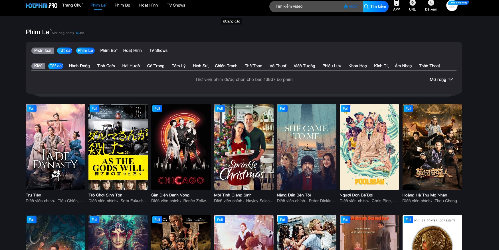 HOT PHIM mang đến một kho tàng phim đa dạng