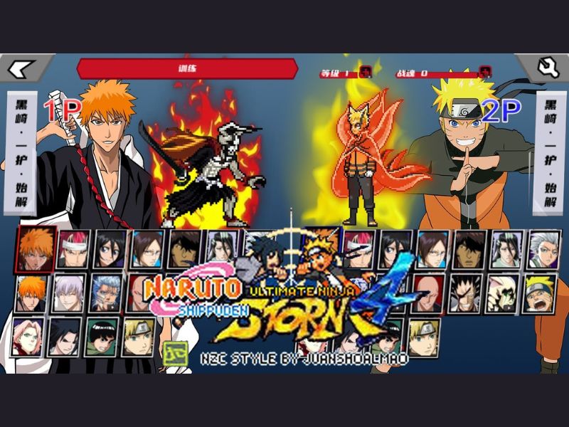 Gameplay đa dạng, chiến thuật đỉnh cao trong Bleach vs Naruto 3.3 APK