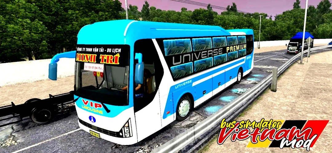 Đồ họa và âm thanh chân thực trong Bus Simulator Vietnam Mod