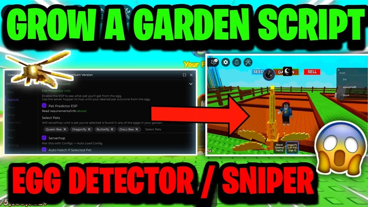 Tổng Hợp Script Hack Grow A Garden Mới Nhất (No Key)