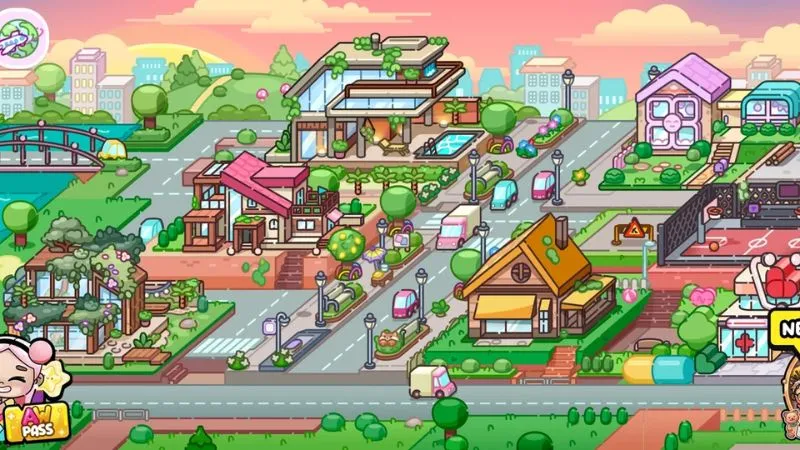 Khám phá thế giới mở sống động và chi tiết trong Avatar World Mod APK